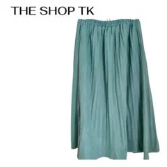 THE SHOP TK　ウエストゴムプリーツスカート　ロング　オフィスのサムネイル