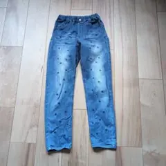 男児ダメージ加工ジーンズ 140