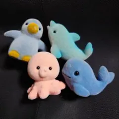 希少 CENTEX センテックス フロッキー フィギュア タコ クジラ ペンギン