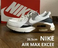 26.5cm ナイキ エアマックス エクシー ホワイト&ブラウン&ブラックカラー