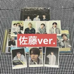 【佐藤勝利トレカ付き】timelesz because 3形態セット