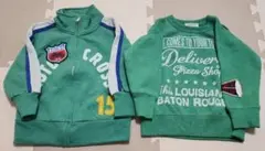 90cm　パーカー&トレーナー　おまとめ売り　マザウェイズ　緑　グリーン