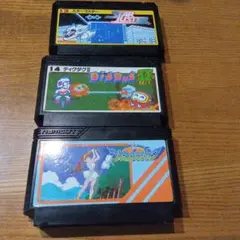 ファミコンソフト3本セット スターラスター ディグダグII ナムコクラシック