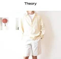 Theory（セオリー）　スキッパー　ストレッチリネン・プルオーバーシャツのサムネイル