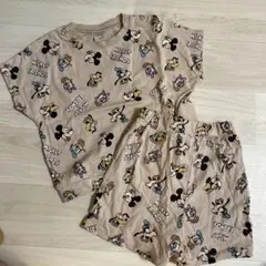 バースデイ　フタフタ　ディズニー　ミッキー　ミニー　セットアップ