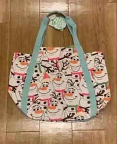 ディズニークリスマス2015 トートバッグ オラフ　総柄