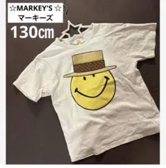 ☆MARKEY'S マーキーズ☆130cm スマイル　半袖　Tシャツ　kidsのサムネイル