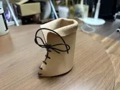レザー 靴型ペン立て