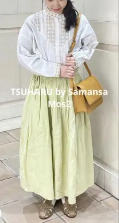 新品❉未使用❉ TSUHARU by SM2 異素材タックスカート୨୧⑅*のサムネイル