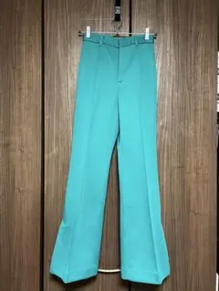 70s USA VINTAGE フレアパンツ ティファニーブルー ベルボトム 70s USA VINTAGE フレアパンツ ティファニーブルー ベルボトム - メルカリ