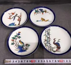 古伊万里 手描き 5客 色絵 人物図 唐人 小皿 幕末～明治時代 - メルカリ