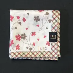 【新品】DAKS 花柄 シルクハンカチ