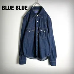 BLUE BLUE デニム ウエスタンシャツ インディゴ 木村拓哉 稲葉浩志