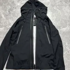 美品　デサントオルテライン　クレアス　ハードシェルジャケット　XL 黒　フード