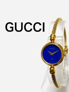 美品！　GUCCI グッチ　フリーサイズ　バングルウォッチ　レディース腕時計