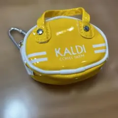 カルディ　レトロスポーツバック　ミニボストン　黄色