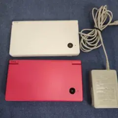 ニンテンドー　dsi 本体　ホワイト　ピンク　2体セット　充電器付き