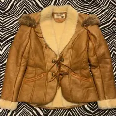 【希少/ヴィンテージ】East West“Four Roses\"レザージャケット 70's EAST WEST | Del Rosa レザー ジャケット - 古着屋