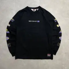 BEN DAVIS ブラック ロング Tシャツ ロンT 韓国 ストリート 裏原