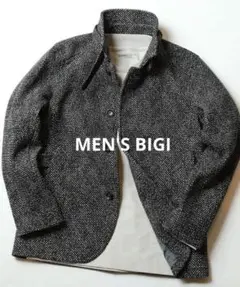 メンズビギ（MEN’S BIGI）/フリースボンディングハニカムプリントブルゾン