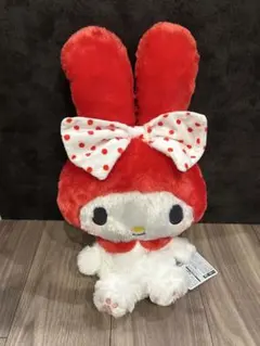 サンリオ マイメロディ BIGぬいぐるみ ドットリボン - メルカリ