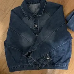 デニムジャケット ラグランスリーブ