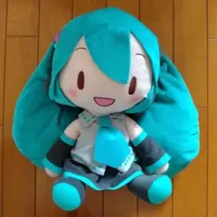 初音ミク　ふわぷち　Lぬいぐるみ　プライズ