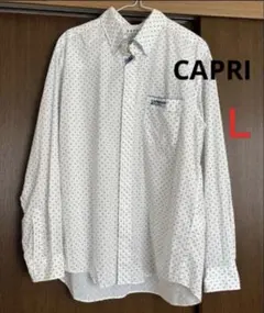 CAPRI 長袖シャツ メンズ シャツ　サイズ50（日本L相当）薄手　カジュアルのサムネイル