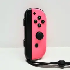 【純正品】Joy-Con ジョイコン　ネオンピンク　R　右　ストラップ付き