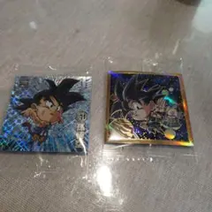 ドラゴンボール 超戦士シールウエハース 孫悟空SEC 2枚セットのサムネイル