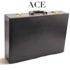 未使用　ace エース　日本製　アタッシュケース　鍵付き　レザー　大容量 未使用品✨aceエース アタッシュケース レザー ブリーフケース