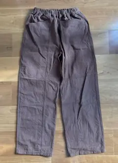 green label relaxing ロングパンツ　ブラウン　150㎝のサムネイル