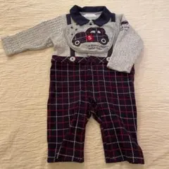 【水通しのみ】ベベ　ロンパース&スタイセット(70)