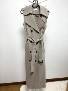 SNIDEL ベージュ トレンチ風ベスト