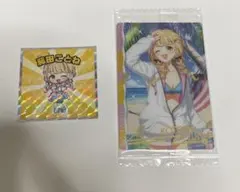 学園アイドルマスター　学マス　ステッカー　ウエハースカード　藤田ことね