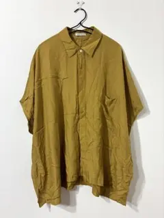 CLANE HOMME クラネ ノースリーブ ビッグ レーヨン シャツ ブラウスのサムネイル