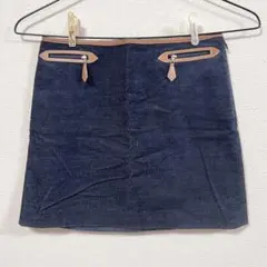 値下げ！希少】バーバリーブルーレーベル.デニム.ミニスカート.ロゴ刺繍.金ボタン 2025年最新】BURBERRY BLUE LABEL レディース ミニスカートの