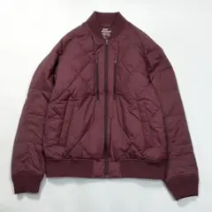 美品 UNIQLO ユニクロ リサイクルハイブリッドダウンジャケット M ワイン