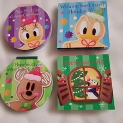 TOKYO DISNEY RESORT クリスマス メモ帳 4種セット2012年