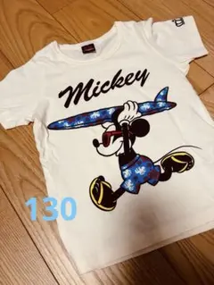 Disney Mickey Mouse Tシャツ　ベビードールトップス130のサムネイル