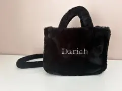Darich ファーショルダーバッグ 黒 新品