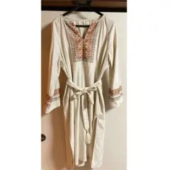 Ungrid 刺繍ワンピース ベルト付き