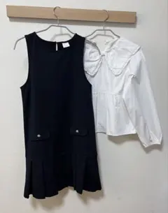 ZARA ワンピースブラウスセット　セレモニー服　160150サイズ