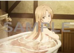 『限定品』sao アスナ　オーディナルスケール書き下ろしB1布ポスター 限定品』sao アスナ オーディナルスケール書き下ろしB1布