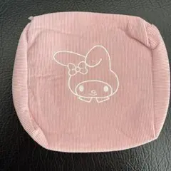 【韓国ダイソー限定】マイメロディ ポーチ 16x14x5cm