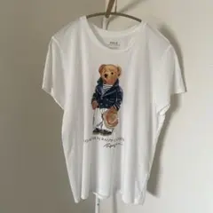 美品 ポロラルフローレン 刺繍 スーツ ポロベア 上質 コットン Tシャツ