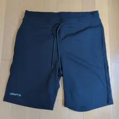 CRAFT スエットジャージハーフパンツ　Мサイズ　ブラック