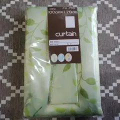【新品】ウォッシャブル 遮光性 カーテン 2枚組 100×178cm グリーン