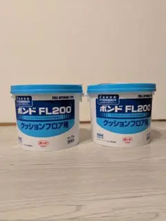 コニシボンド FL200 クッションフロア用 ポリ缶(3kg)2個ヘラ2個セット 