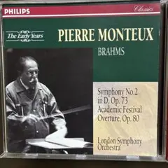 Pierre Monteux Brahms Symphony No.2 CDのサムネイル